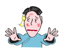 Relaxing Fashion Boy sticker #15905984