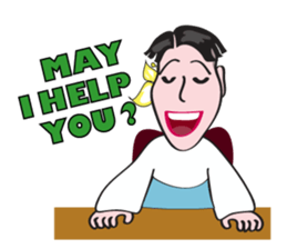 Relaxing Fashion Boy sticker #15905991