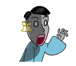 Relaxing Fashion Boy sticker #15905992