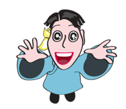 Relaxing Fashion Boy sticker #15905993