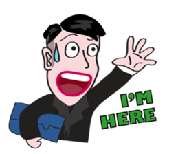 Relaxing Fashion Boy sticker #15905994