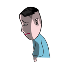 Relaxing Fashion Boy sticker #15905997