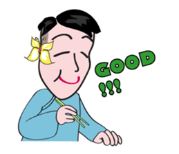 Relaxing Fashion Boy sticker #15905998