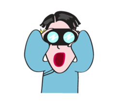 Relaxing Fashion Boy sticker #15906005