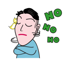 Relaxing Fashion Boy sticker #15906006