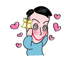 Relaxing Fashion Boy sticker #15906012