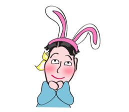 Relaxing Fashion Boy sticker #15906014