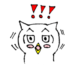 The standard owl sticker #15906061