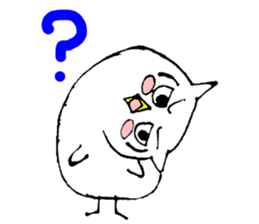 The standard owl sticker #15906062