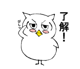 The standard owl sticker #15906063