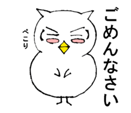 The standard owl sticker #15906065