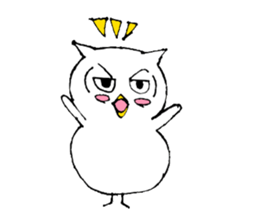 The standard owl sticker #15906080