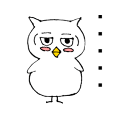 The standard owl sticker #15906085