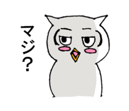 The standard owl sticker #15906094