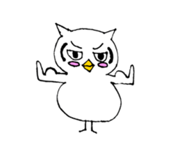 The standard owl sticker #15906096