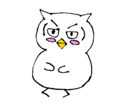 The standard owl sticker #15906097
