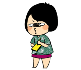 Long Day of Little Girl in Flower Dress sticker #15906276