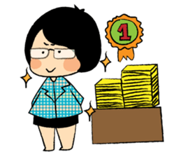 Long Day of Little Girl in Flower Dress sticker #15906282