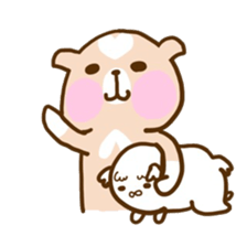 Lovely dog cute sticker #15906330