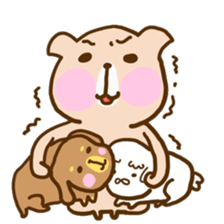 Lovely dog cute sticker #15906331