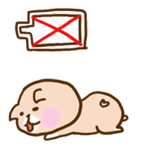 Lovely dog cute sticker #15906336