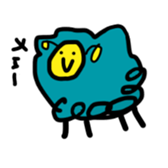 Small painting. sticker #15906414