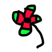 Small painting. sticker #15906425