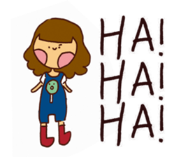 couch potato:eye browes sticker #15907204