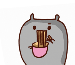 couch potato:eye browes sticker #15907211