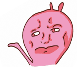 couch potato:eye browes sticker #15907219