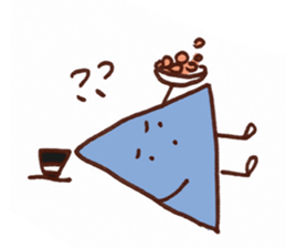 couch potato:eye browes sticker #15907220