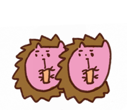 couch potato:eye browes sticker #15907226