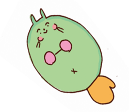 couch potato:eye browes sticker #15907234