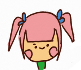 couch potato:eye browes sticker #15907240