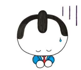 Businessman life of SAMURAI sticker #15907271