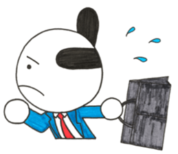 Businessman life of SAMURAI sticker #15907276