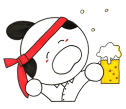 Businessman life of SAMURAI sticker #15907277