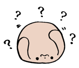 MARURU of a round body sticker #15908771