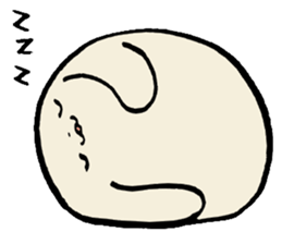 MARURU of a round body sticker #15908774