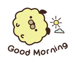 Pug Corn Pop Greetings sticker #15908810