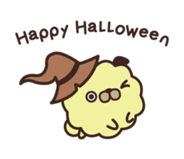 Pug Corn Pop Greetings sticker #15908814