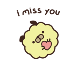 Pug Corn Pop Greetings sticker #15908820