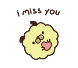 Pug Corn Pop Greetings sticker #15908820