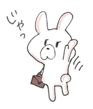 A blurry rabbit 2 sticker #15908927