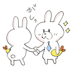 A blurry rabbit 2 sticker #15908929