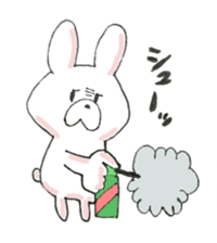 A blurry rabbit 2 sticker #15908933