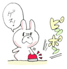 A blurry rabbit 2 sticker #15908938