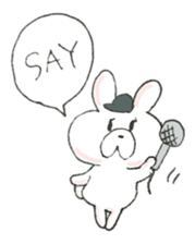 A blurry rabbit 2 sticker #15908941