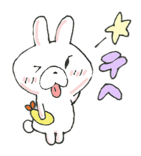 A blurry rabbit 2 sticker #15908946