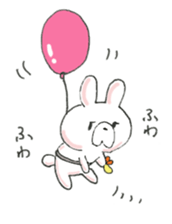 A blurry rabbit 2 sticker #15908947